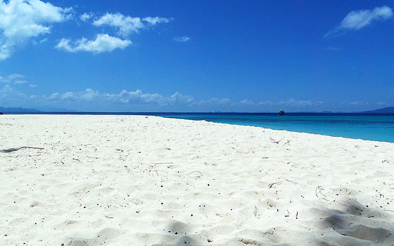 White Sandy Beaches at Bamboo Island