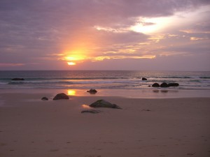 Sonnenuntergang Surin Beach