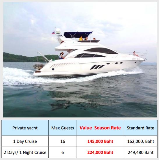 MY Adamo - Phuket Yacht charter Boat