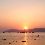 Phuket Sonnenuntergang Februar 2014 - Wetter Phuket