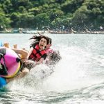 Banana Boat Fun at Banana Beach Koh Hae