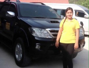 Mon - Female Taxi Drivers at Easy Day Thailand, Phuket.