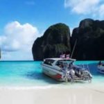 Phuket Island Hopping - Speed-boats-at-Phi-Phi-Island